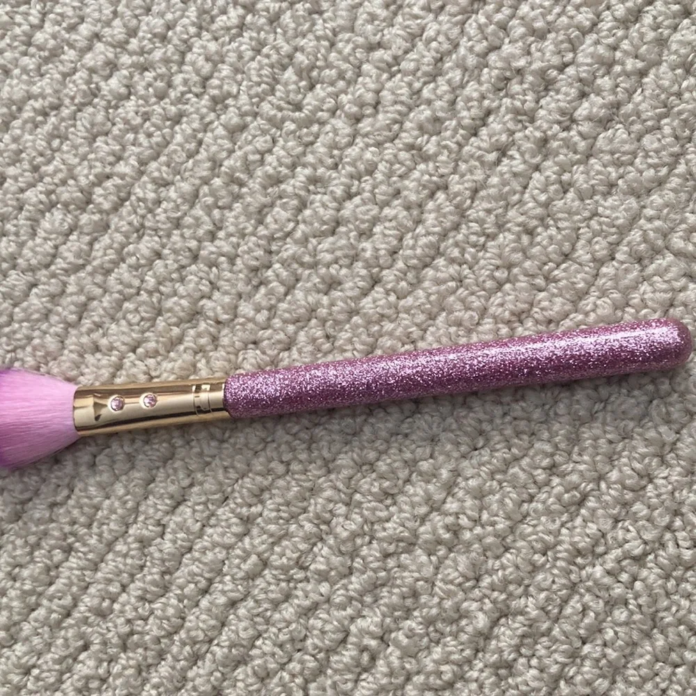 NEW Slmissglam Beauty Makeup Brush Sparkly Pink Ombré Powder Tool NWOT - Picture 3 of 6